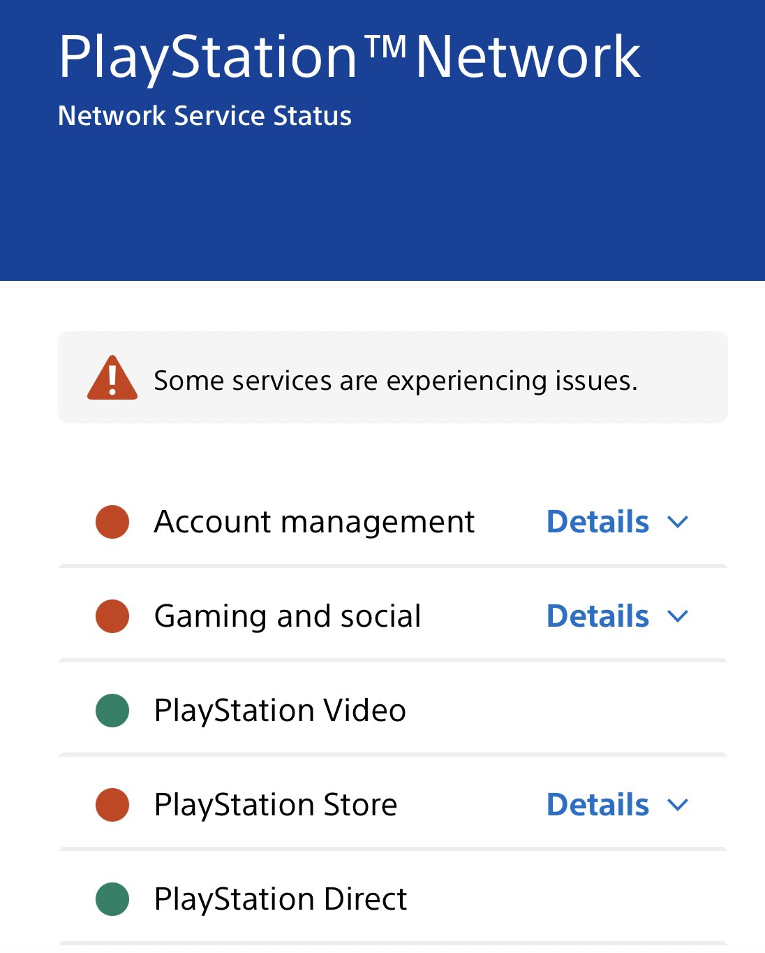 Legends News on Twitter: "PlayStation is currently down: If you can't play Legends PS right now - it's not just you ❌ https://t.co/A1DHZGjA4W" / Twitter