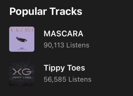'MASCARA' has surpassed 90,000 streams on AWA Japan

#XG #엑스지 <a href="/XGOfficial_/">XG OFFICIAL</a>