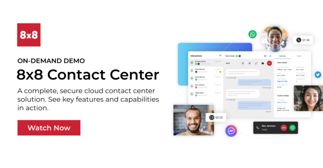 turn3john's tweet photo. 8x8 #ContactCenter makes it easier to connect with agents and provide the best #customerexperiences. Drop in anytime for an on-demand demo to see how to optimize employee and customer success—Give it a watch here. #CCaaS #CC #EX #CX #CCTR @8x8 https://t.co/JmiwXbkmiF https://t.co/Hf04XJfpNq
