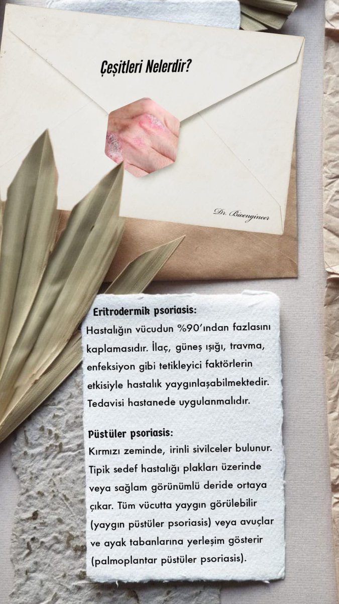 DrBioengineer's tweet image. Biomercek 15. Bölüm “Sedef Hastalığı” yayımlandı🎊
.
.
#bioengineer #biyomühendislik #DNA