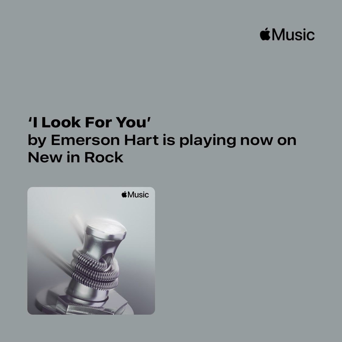 Emerson Hart (@emersonhart) on Twitter photo Thanks to <a href="/applemusic/">Apple Music</a> for the love on the new single âI Look For YouâÂ
Feels good to be New In Rock again! Thanks to everyone who has been listening, streaming, Shazamming, downloading.  We will have another one for you soon âŚ
#emersonhart #tonic #newmusicfriday #ilookforyou Thanks to <a href="/applemusic/">Apple Music</a> for the love on the new single âI Look For YouâÂ
Feels good to be New In Rock again! Thanks to everyone who has been listening, streaming, Shazamming, downloading.  We will have another one for you soon âŚ
#emersonhart #tonic #newmusicfriday #ilookforyou