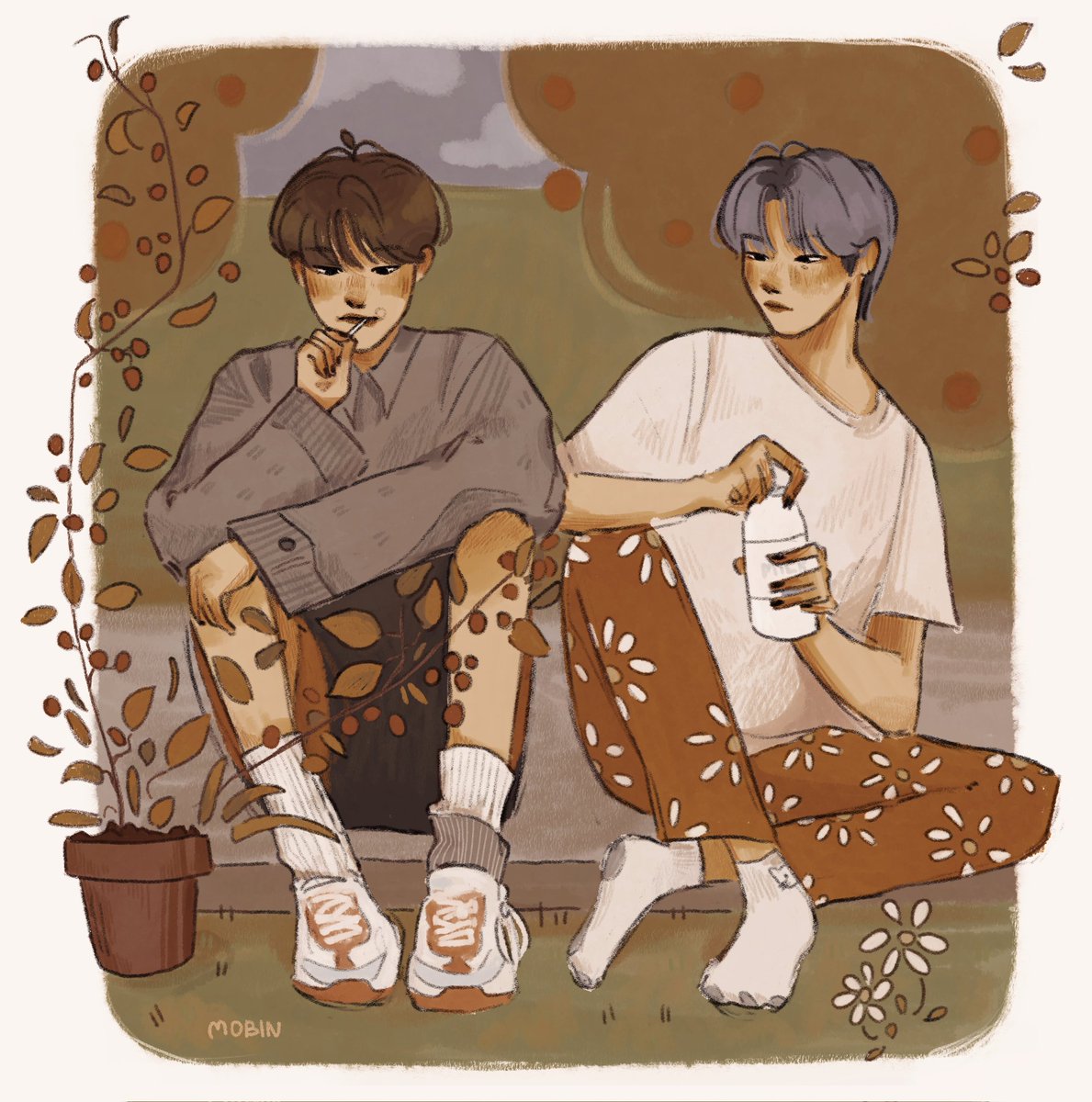 mo_binbin_t's tweet photo. #seungmin #jeongin #Straykidsfanart #StrayKids https://t.co/rDlNuDphaF