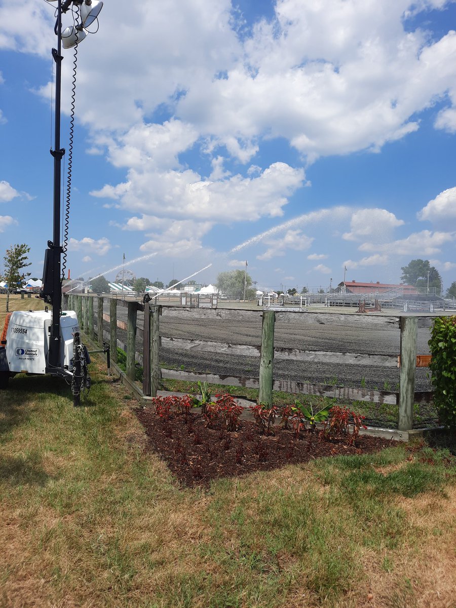 Working on a Hunter decoder system at the Burlington County Fairgrounds. Farm fair starts today at 4pm. Walked in last week with only one zone working. Now have about 30 working including the desperately needed horse show arena irrigation.  Thanks for the work Jeremy.