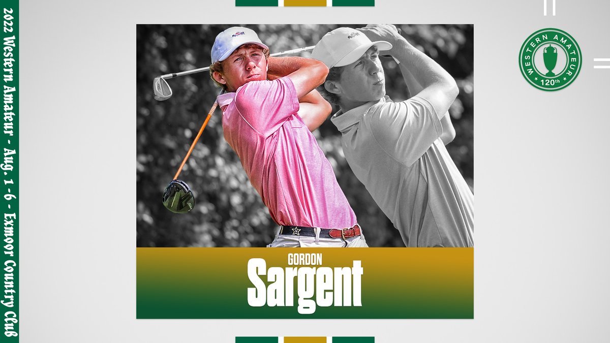 2021 Western Amateur finalist and @VandyMGolf's @gordonsargent5 is back and ready to make another run at golf history.