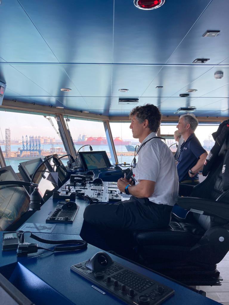 Thank you Nicolas Bayle for the experience today and for sharing your knowledge and thank you <a href="/Pilote_Maritime/">André Gaillard</a> for making this possible 👍 🙏 <a href="/UNIM_Ports/">UNIM Ports</a>