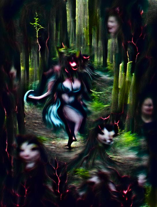 7YDBand's tweet photo. Feline Demon Woman Emerging from the Dark Forest
@nightcafestudio
#aiart #ai #technology #feline #demon #woman #forest https://t.co/6unVpPEQy7