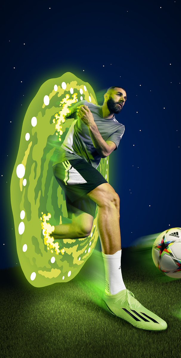 JeremieMasuka's tweet photo. THE PLAN - THE SET - THE TEST - THE SHOT | @adidasfootball x @RickandMorty x @Benzema by your friends @JeremieMasuka &amp; @hadoxfr | 🖌@Dibolo https://t.co/5F6oYnP5sC