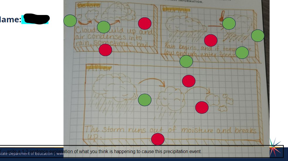 KSDEtchrleaders's tweet photo. Making models & memories at the @ksdehq #summeracademies22 #KSci teachers build consensus online using green dots for similarities & red for differences that provide opportunities for future investigations! @VOScience @KadieClarkKS @ms_hyphenated @mrs_chemistry https://t.co/JHFLxPUA1h