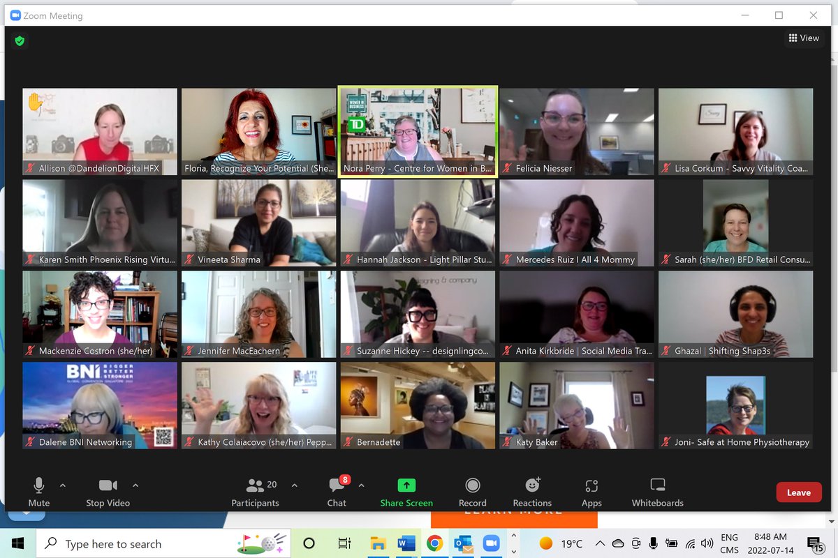 FloriaTrans4rms's tweet photo. #365daysofgratitude Thanks @perry_nora @cwb_ns hosting wkly #coffeetalk last 26 months. I always enjoy #education #insight #research #expertise #inspiredconversations with wonderful colleagues @anitakirkbride @PepperIt_Mktg &amp; others!🙏💯✌
#flourishwithfloria #womenentrepreneurs https://t.co/oqKiBtCQAL