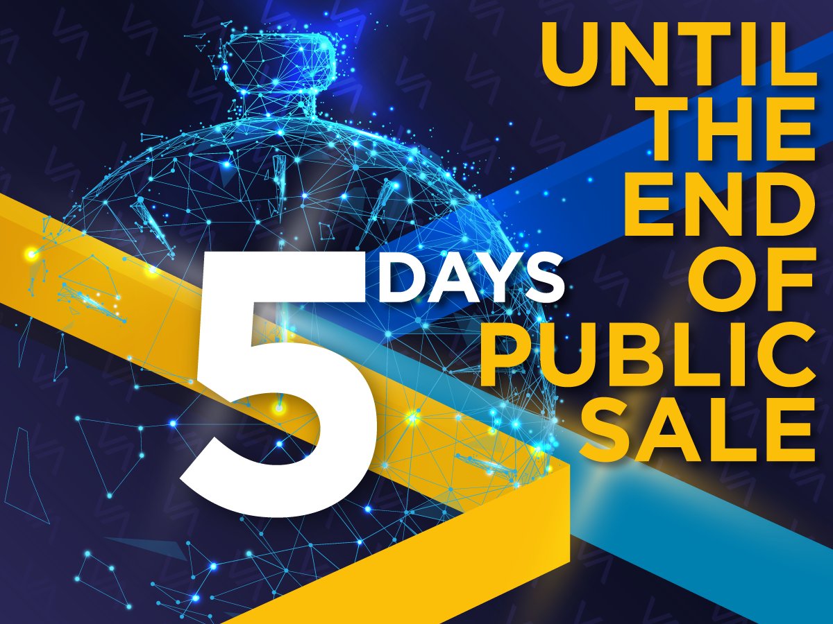 selftoken_io's tweet photo. ONLY 5 DAYS LEFT UNTIL THE END OF THE SELF TOKEN PUBLIC SALE 🤩
---
#finalcall #selftoken #selfevolution https://t.co/z7Dmf8bxtO