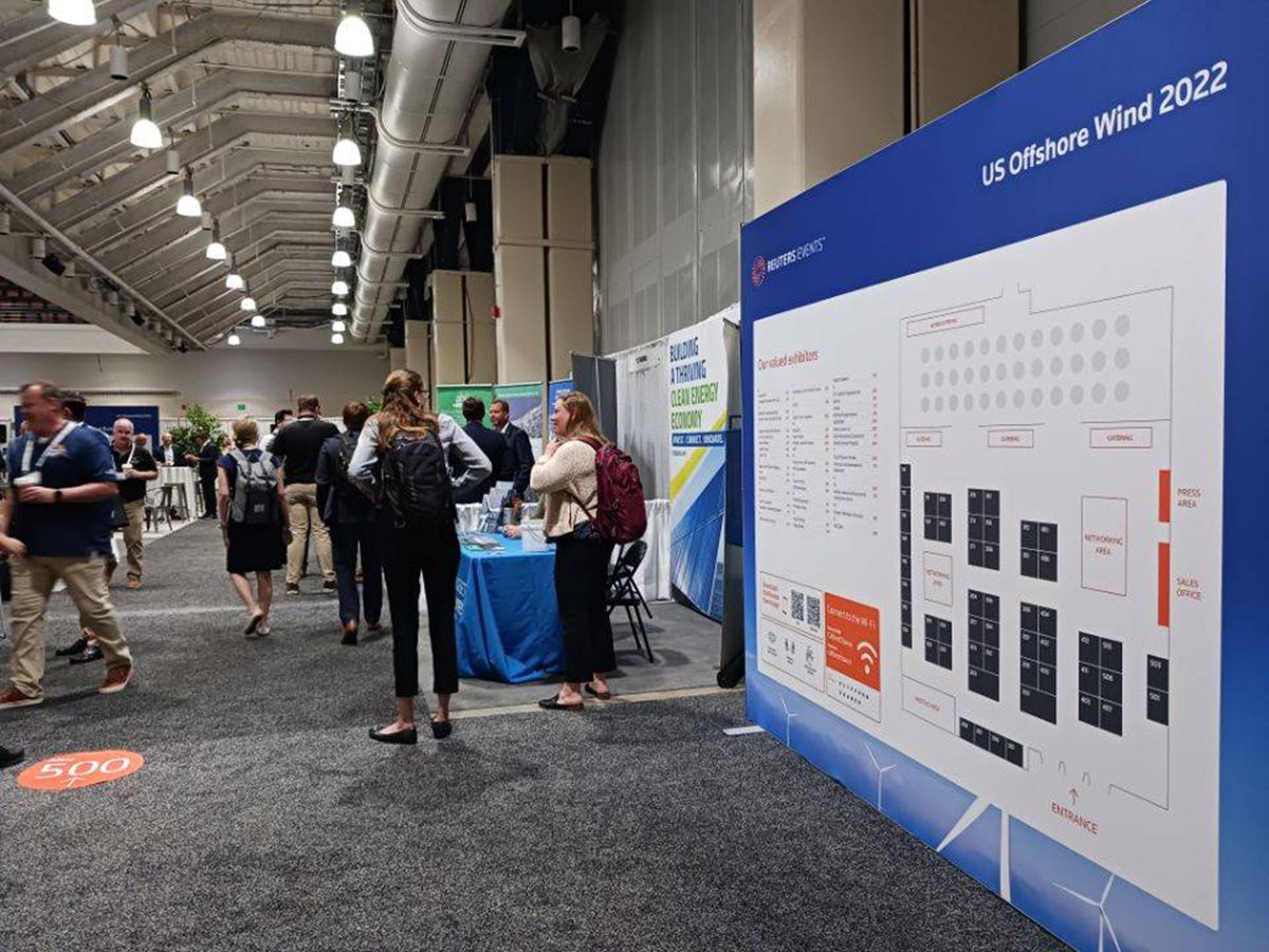 jdc_llc's tweet photo. We're always happy to support trade show organizers with operational support on the ground. This week, members of Team JDC are onsite with our longstanding client Reuters Events to deliver US Offshore Wind 2022 in Boston. Cheers to another successful event! #USOW22 https://t.co/elerXa4fK1
