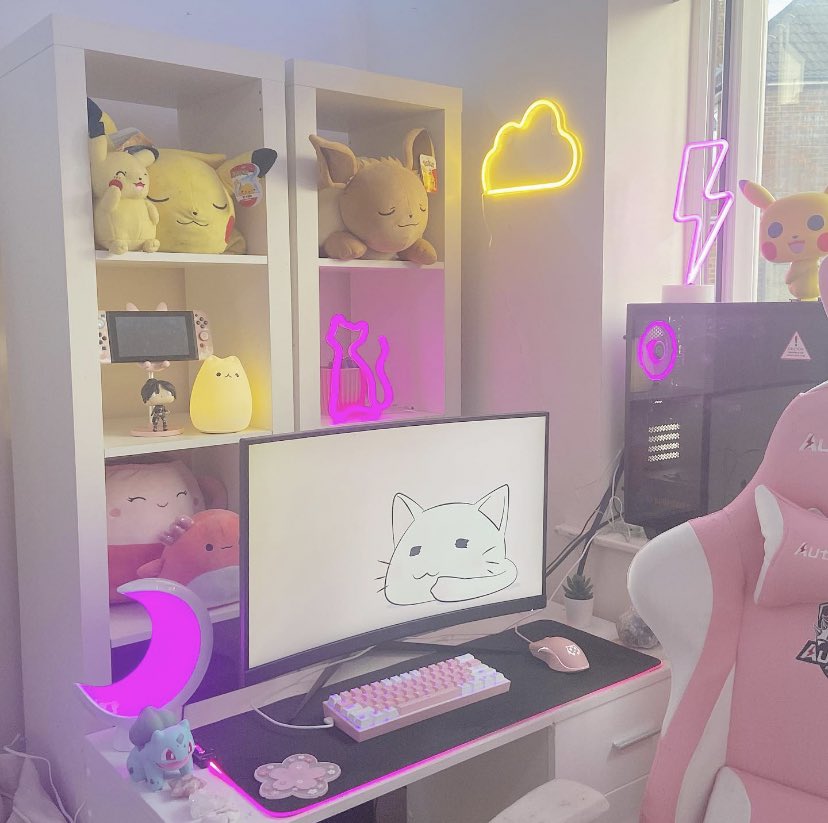 cozyabbie's tweet image. 🌸✨

#pinkpcsetup #cozygamer