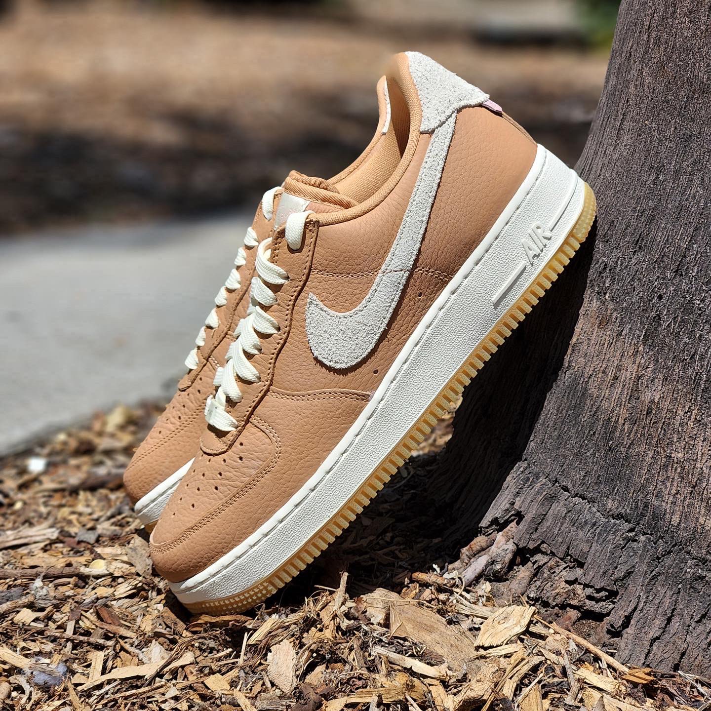 Nike air force 1 cognac discount