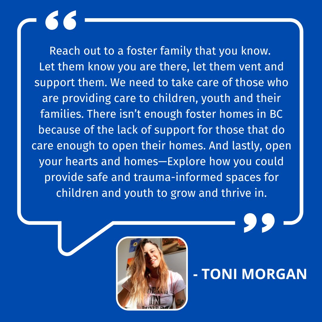 BCFosterParents's tweet photo. Meet Toni Morgan. Toni was placed in foster care at birth and was raised in care until she turned of age. She now works as a Special Services Youth Worker, supporting youth and teaching life skills to youth in government care.

Get to know Toni: https://t.co/kEhAdFpkLQ https://t.co/lCrboD6sXN