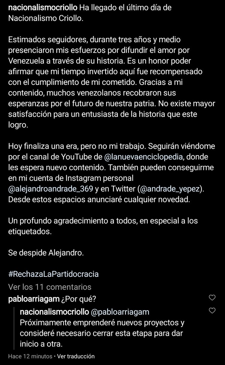 🇻🇪 Naciønalismø Criøllø 🇻🇪 tweet media