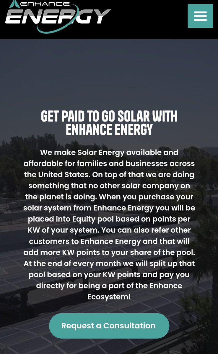 REAPER2021cary's tweet photo. #EnhanceEnergy #EnhanceSolar @EnhanceToken @chaseacecoleman #Solar #Green https://t.co/nPETnRe8qk