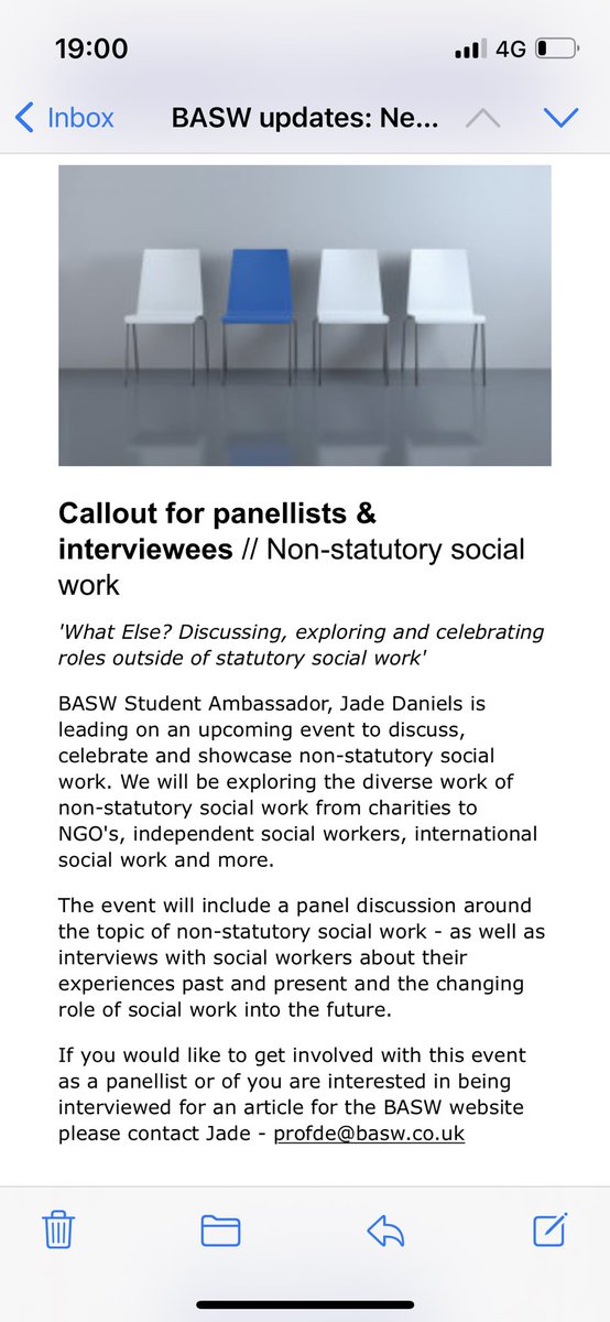 If you’re a <a href="/BASW_UK/">BASW</a> member than you may have already seen this. If you haven’t, please do let me know if you’re interested in sharing your story (member &amp; non-members). This is as much an exploration as it is an event. We don’t know, what we don’t know 🤩pls RT/Share #SocialWork