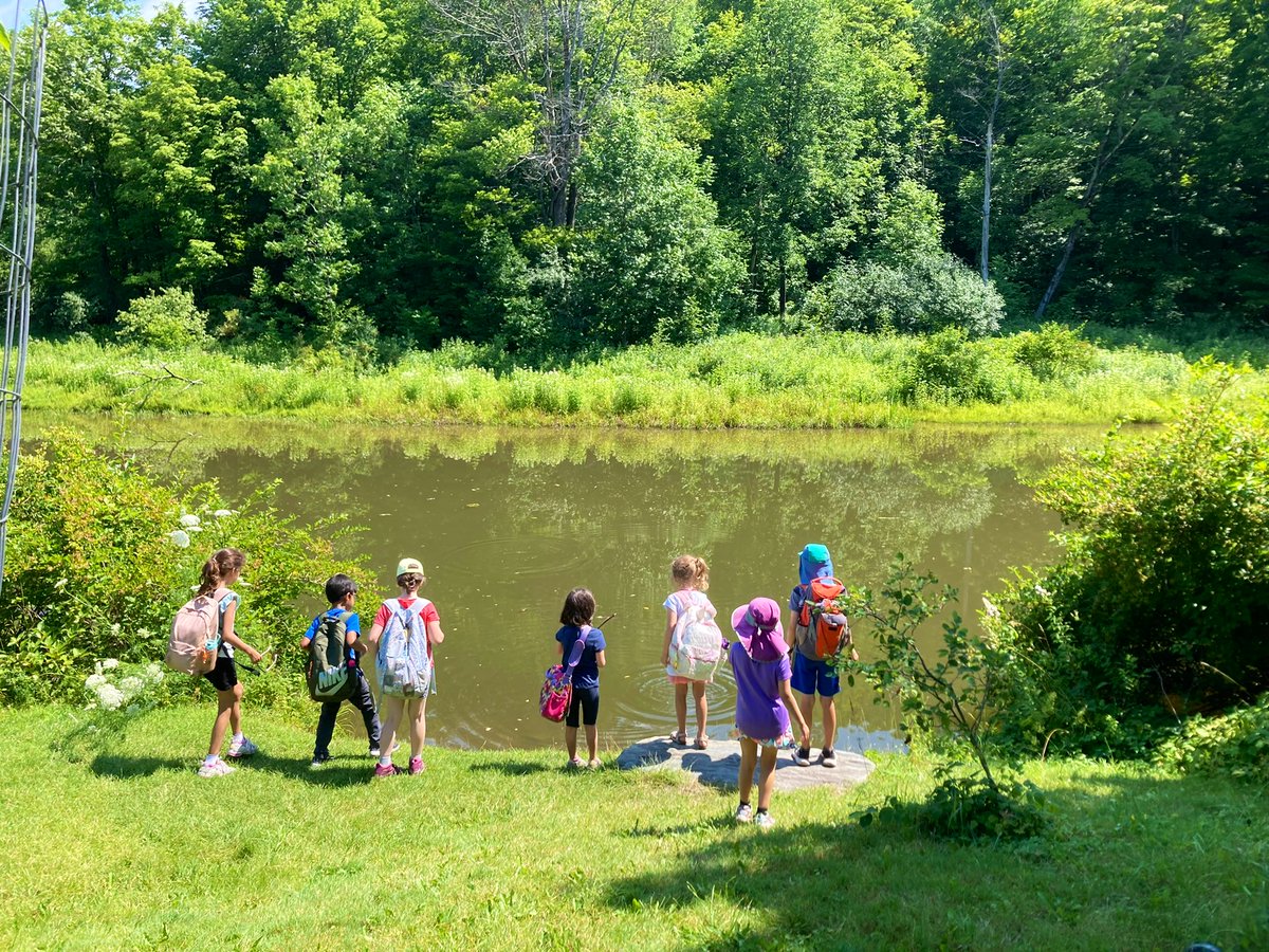 SusanKochVT's tweet photo. “Explorer Camp” Day 2= appreciating the North Branch River, and thinking about water cycles and all the water in the world ! #mrpsvt #wateriswater #poohsticks @maritaueslibes @Bonesteelvt @BareaKatie https://t.co/J9pz8qzOeO