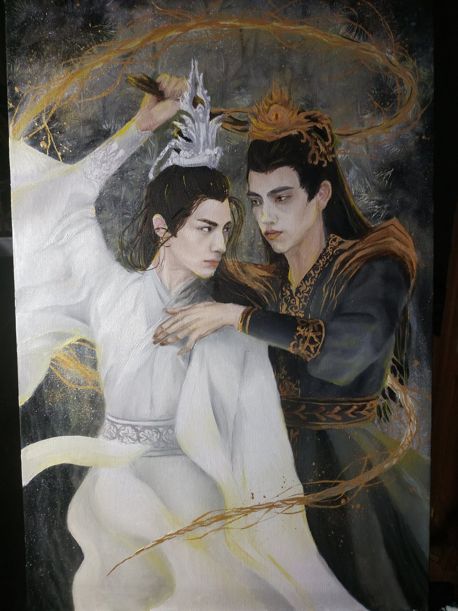 Akonitto22's tweet photo. Сподіваюся дожити до виходу дорами 
#Fanart #2ha #erha #huskyandhiswhitecatshizun #MoRan #Chuwanning #Immortality #bl #ChenFeiyu #LuoYunxi https://t.co/eD8vABvQ33