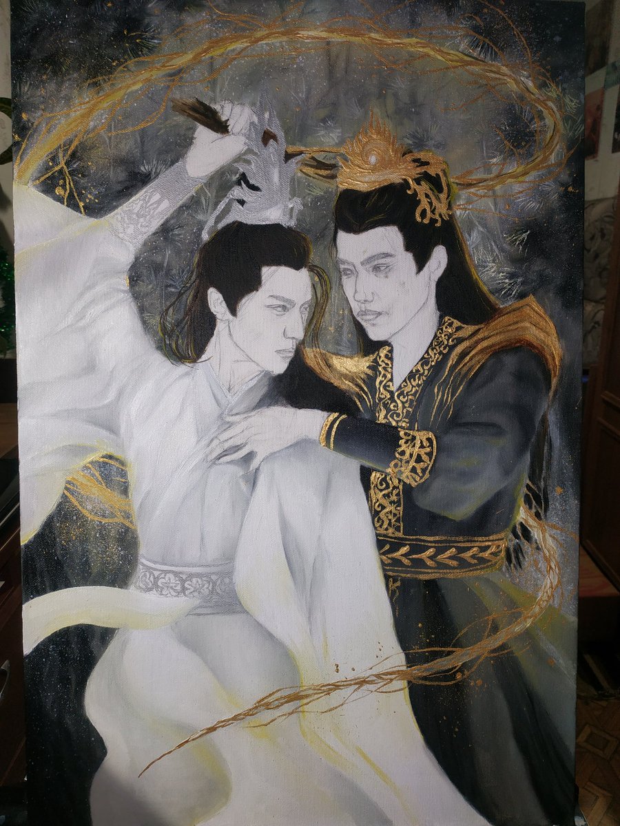 Akonitto22's tweet photo. Сподіваюся дожити до виходу дорами 
#Fanart #2ha #erha #huskyandhiswhitecatshizun #MoRan #Chuwanning #Immortality #bl #ChenFeiyu #LuoYunxi https://t.co/eD8vABvQ33