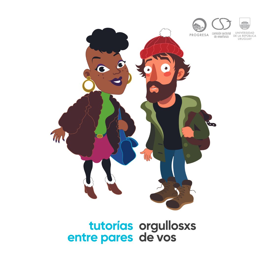Fodonudelar's tweet photo. ¡Inscripciones abiertas a la tutoría de pares!

Hasta el 1° de agosto podés anotarte para ser tutor o tutora de la Universidad de la República y sumar hasta 8 créditos 🎓🎓🎓

Info e inscripciones: https://t.co/SWmyMjMw7F

#OrgullosxsDeVos https://t.co/O13EZ9MFpC