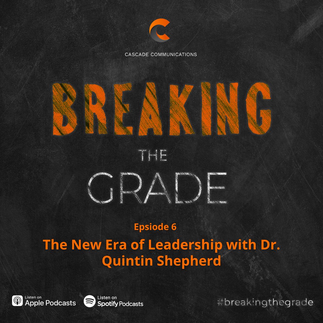 BreakTheGrade's tweet image. In our ground-breaking interview with Dr. Quintin Shepherd, he shared with us what compassionate leadership looks like and how transformational leadership builds UNBREAKABLE RELATIONSHIP. 
youtu.be/Pn4vTCv1He8
@cascade_go @jdchernikoff @QShepherd