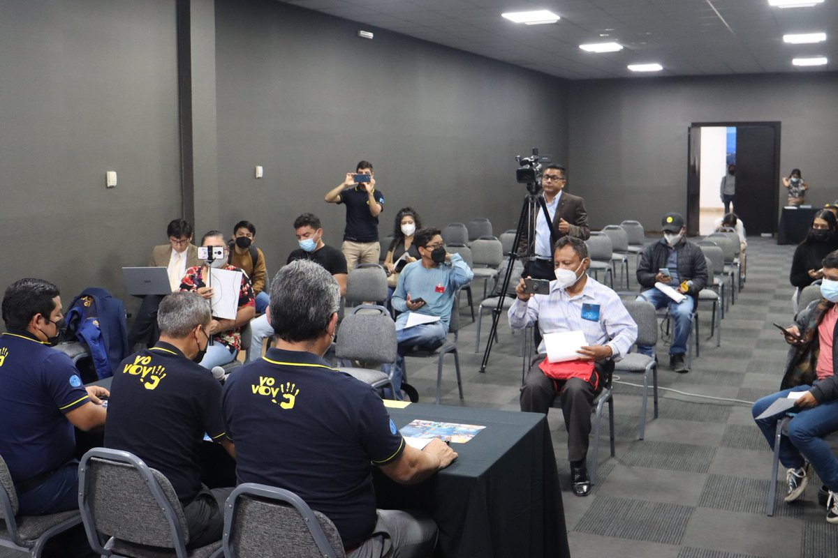 AdventistasMPN's tweet photo. 📍Piura. En el marco del proyecto Misión Caleb, se desarrolló la conferencia de prensa en el hotel Costa del Sol, donde los líderes de iglesia dieron a conocer a los medios de comunicación las actividades que se realizarán del 23 al 30 en la región. 
#MisiónCaleb2022 #YoVoy🖐🏼 https://t.co/FptOZIC0CH
