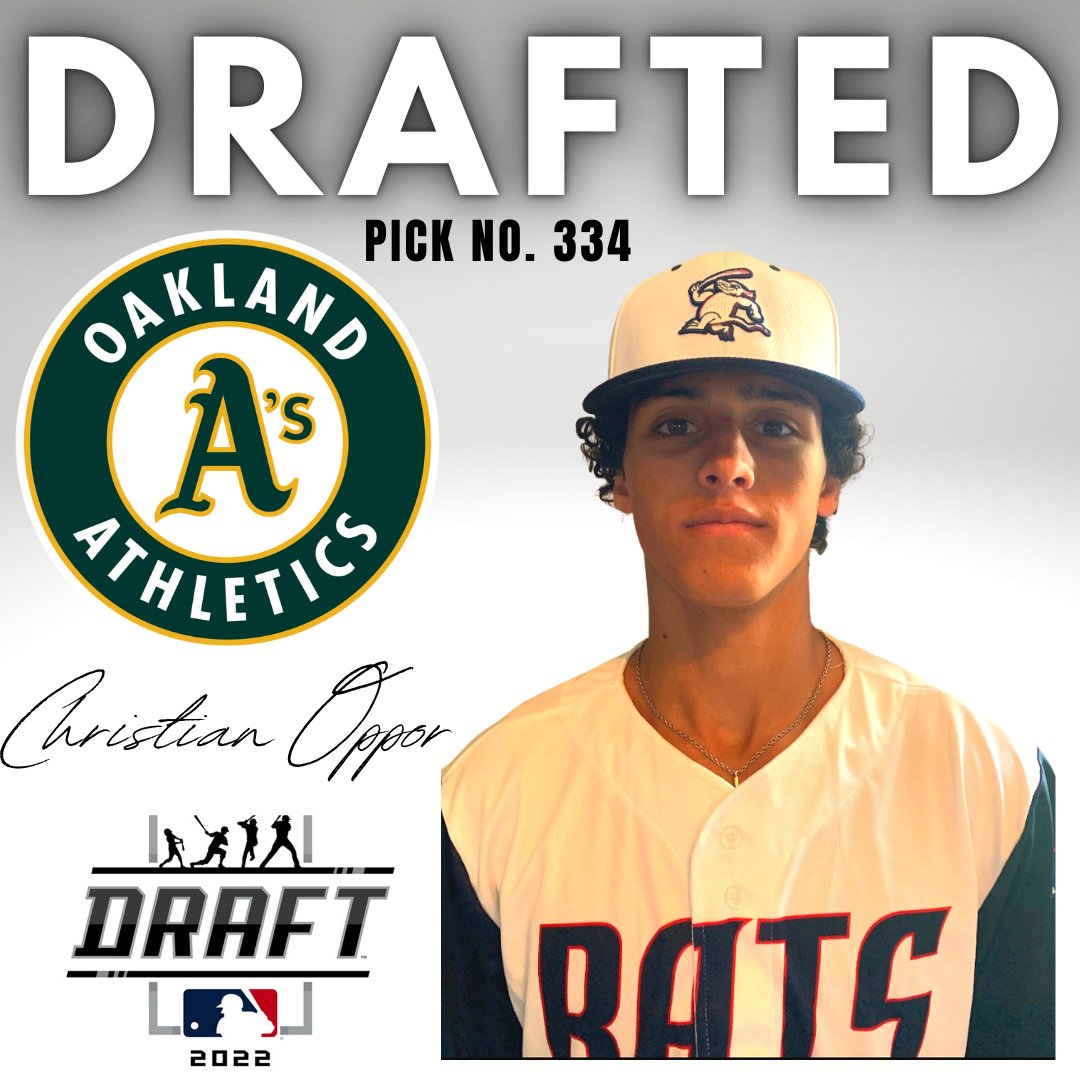 DairylandLeague's tweet photo. Congratulations to Maunesha River Rats Pitcher @Christian_oppor on being selected in the 2022 MLB Draft by the Oakland A's! https://t.co/eEcoYl1feu