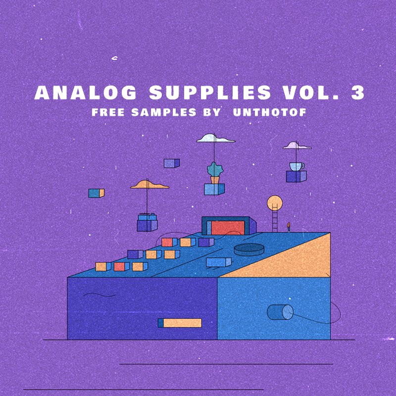 We're back with a new FREE SAMPLE PACK! 🗣️
Analog Supplies Vol. 3 was created by LA-based producer and beatmaker Brando Leslie, also known as UNTHOTOF. 

All sounds are royalty free, too!

Download here: ecs.page.link/CYJh9 

#samplepack #MPC