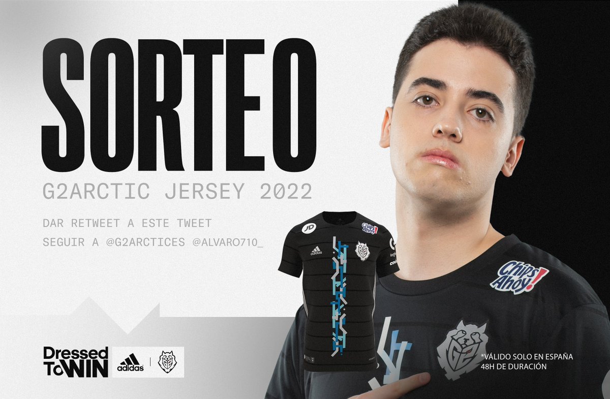 AlVaRo710_'s tweet photo. 😈Sorteo de una camiseta de g2arc😈
Reglas para participar:
-RT
-Seguir a @AlVaRo710_  y a @G2ArcticES
-Solo para España
-Acaba el jueves 21

Mucha suerte a todos🤠🫡 https://t.co/u0H9TylRjc
