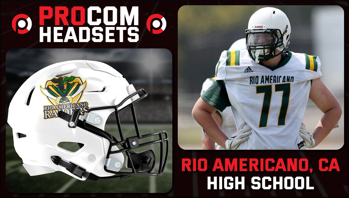 ProComHeadsets's tweet photo. Coach @RTS_9, thanks for choosing #ProCom for your sideline communications, we're proud to serve you and @RioAmericanoFB. Best of luck next season! #StartFastFinishStronger #GoRaiders 🏈 #communicatelikeapro https://t.co/Dvb7iXlVuu