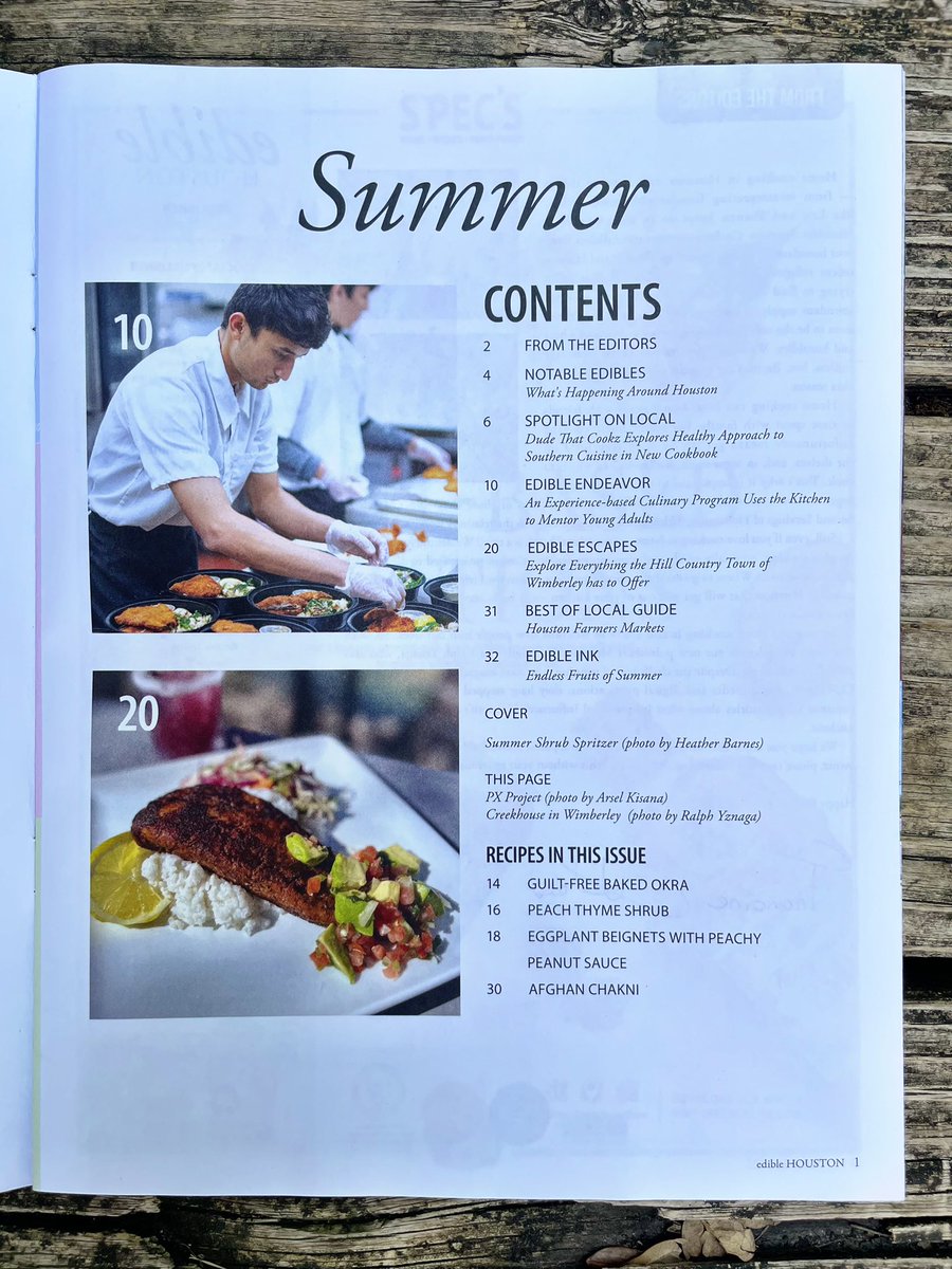 Our Summer issue is here! Look for it around town or subscribe: ediblehouston.ediblecommunities.com/subscribe