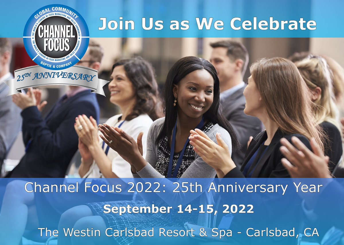 ChannelFocusC's tweet photo. Want to stay on top of channel trends? Join us in September as we celebrate our 25th Anniversary. One session in particular will help you: "Challenging Traditional Thinking – The Steps You Need to Take to Leverage New Channel Opportunities?”

Register: https://t.co/qvkY3mt75G https://t.co/nirOgxxRX8