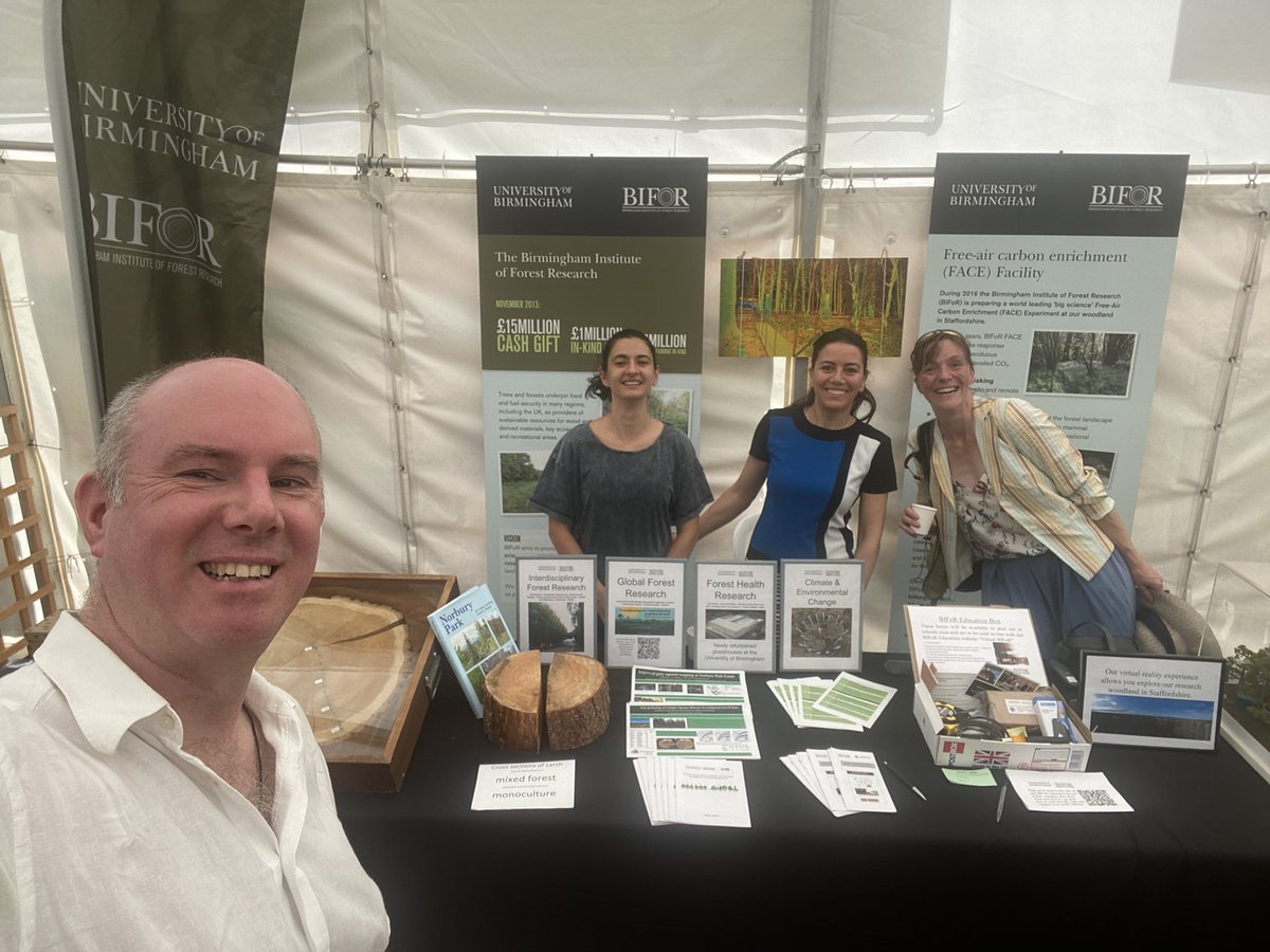 RobWJackson's tweet photo. Great to have a @BIFoRUoB stand in the @forestsandwood marquee today, big thanks to @Deanne68678654 @VanjaM92 @SabrineDhaouadi setting up and meeting all the visitors as well as @missjsknight doing a panel discussion with industry members https://t.co/vja9eM6gCR