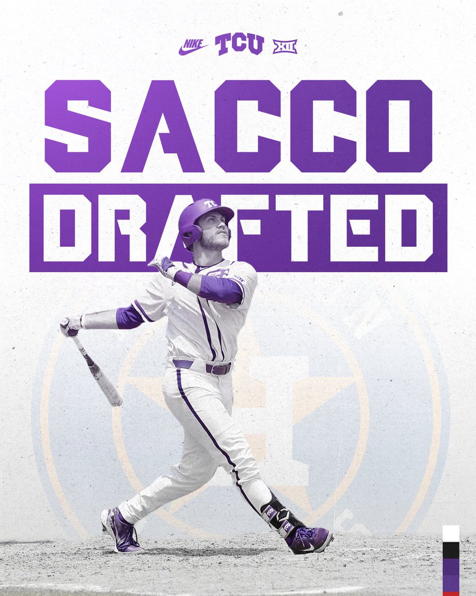 An absolute steal for the <a href="/astros/">Houston Astros</a>! Congrats to @Tommy_Sacco25 who was drafted in the 14th round!

#FrogballUSA | #GoFrogs