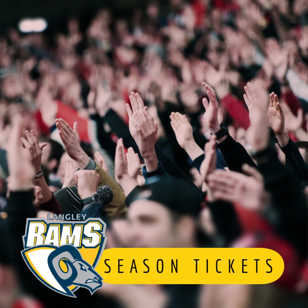 Langley Rams are extending the season ticket sales until July 21st! Get yours now and save $10. 

langleyrams.ca/product/2022-r…