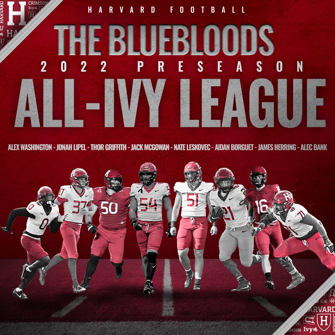 Harvard Football (@harvardfootball) on Twitter photo Picking up steam with all eyes toward Sept. 16.
Congratulations to our 8️⃣ <a href="/The__Bluebloods/">FCS Football Central</a> preseason All-Ivy League selections!
bit.ly/3v27jMV
#OneCrimson Picking up steam with all eyes toward Sept. 16.
Congratulations to our 8️⃣ <a href="/The__Bluebloods/">FCS Football Central</a> preseason All-Ivy League selections!
bit.ly/3v27jMV
#OneCrimson