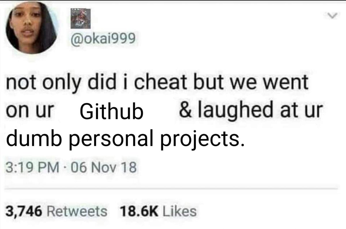 Ashot_'s tweet image. Reason why you should have a private repo