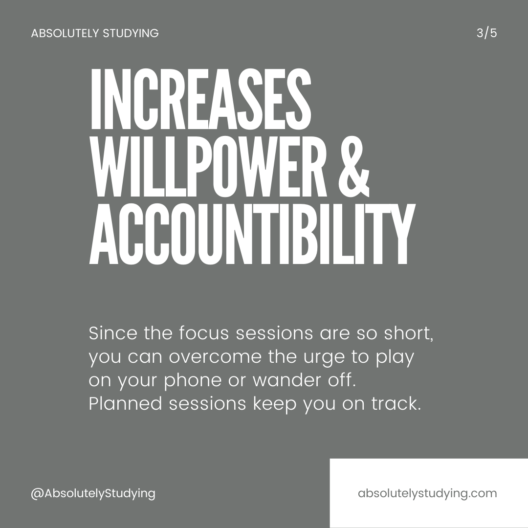 AbsolutelyStudy's tweet image. Learn how to maintain focus for as long as you need to get everything done.  The Pomodoro Technique can help you to stretch your concentration and productivity to unimaginable lengths. 

Click the link for the full guide:
absolutelystudying.com/study-10-benef…

#studytwt #studystruggle