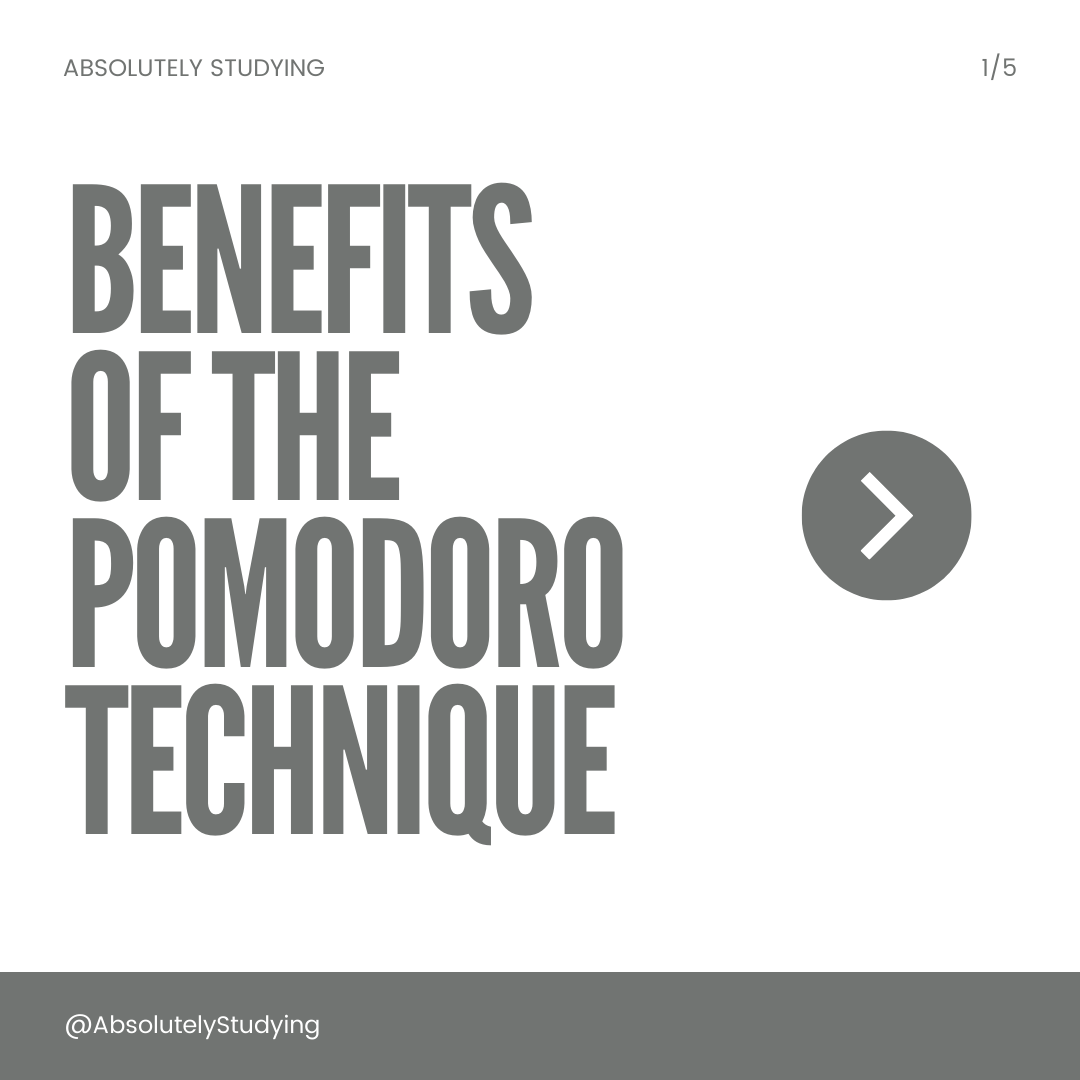 AbsolutelyStudy's tweet image. Learn how to maintain focus for as long as you need to get everything done.  The Pomodoro Technique can help you to stretch your concentration and productivity to unimaginable lengths. 

Click the link for the full guide:
absolutelystudying.com/study-10-benef…

#studytwt #studystruggle