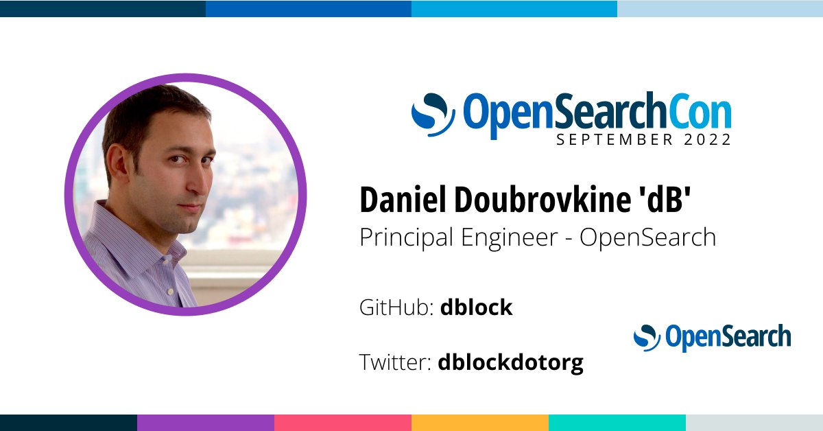#OpenSearchCon speaker: Daniel Doubrovkine 'dB' <a href="/dblockdotorg/">Daniel (dB.) Doubrovkine (parody of myself)</a> at #OpenSearch "Hundreds of Terabytes of Data" - Register now to attend: spr.ly/6017zvojd