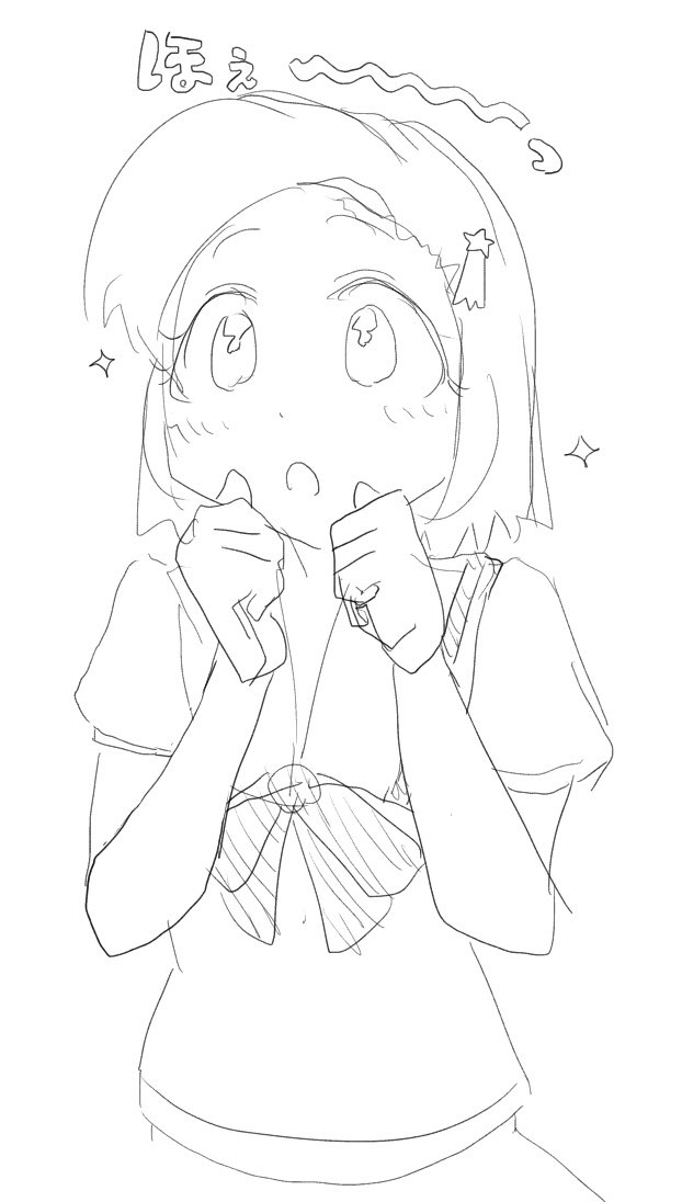 島田が10分で描いたモア殿可愛くてすき 