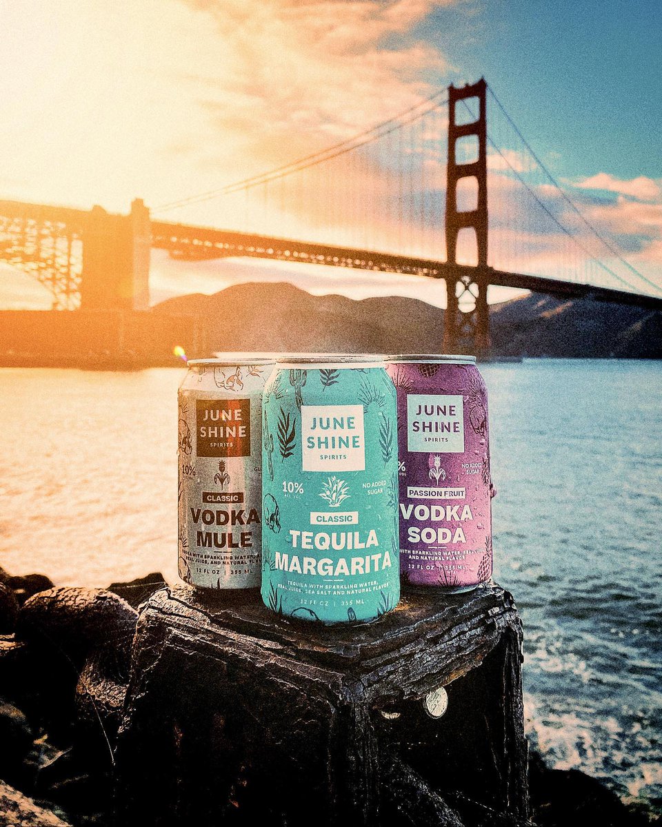 Sorry @karlthefog, it’s nothing personal ☁️ JuneShine Spirits officially on the rise in San Francisco. Where exactly? Use our Store Locator to track down these delicious canned cocktails in stores across the city and beyond. #Juneshine #JuneShineSpirits #cannedcocktails