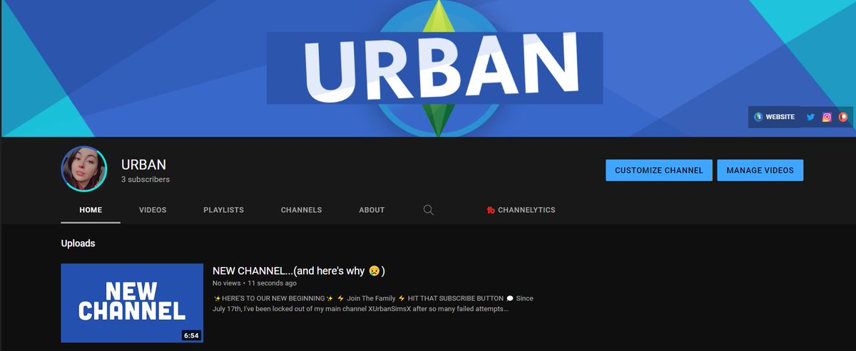 Urbansimsyt's tweet image. Even though my old channel will now be an ancient relic (unless some miracle happens) I AM NOT quitting youtube. Here is our new channel, I will continue posting videos and have another hour-long gameplay episode of HS years coming! bit.ly/3OlW5d3