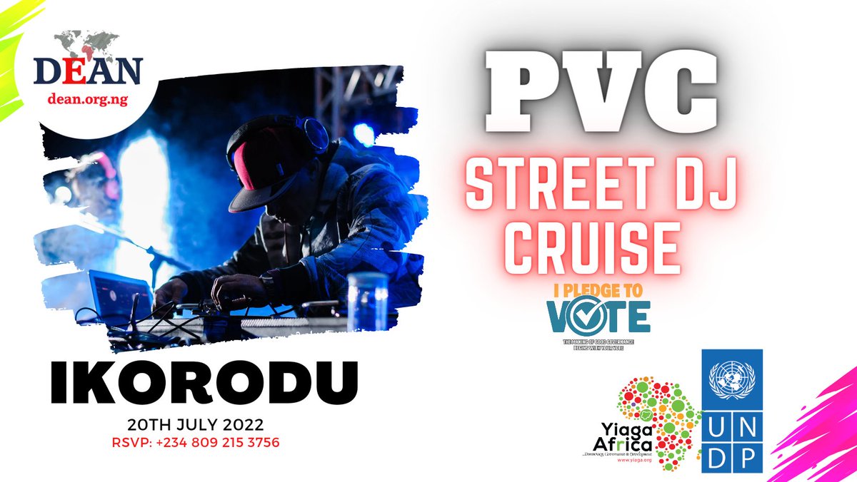 DEANinitiative's tweet photo. Tomorrow is for the Ikorodu people. Go register your PVC now. If you have not collected yours after a long time of registering go to the INEC office and collect yours.👏🏼👏🏼
#iPledge2Vote
#SixtyPercentOfUs
@YIAGA @UNDPNigeria @DEANinitiative https://t.co/Xow3v1S5ZS