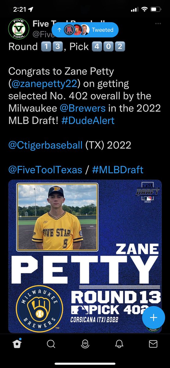 Congrats to <a href="/zanepetty22/">lιl peттy🦾</a> and his family. We are proud of you!!