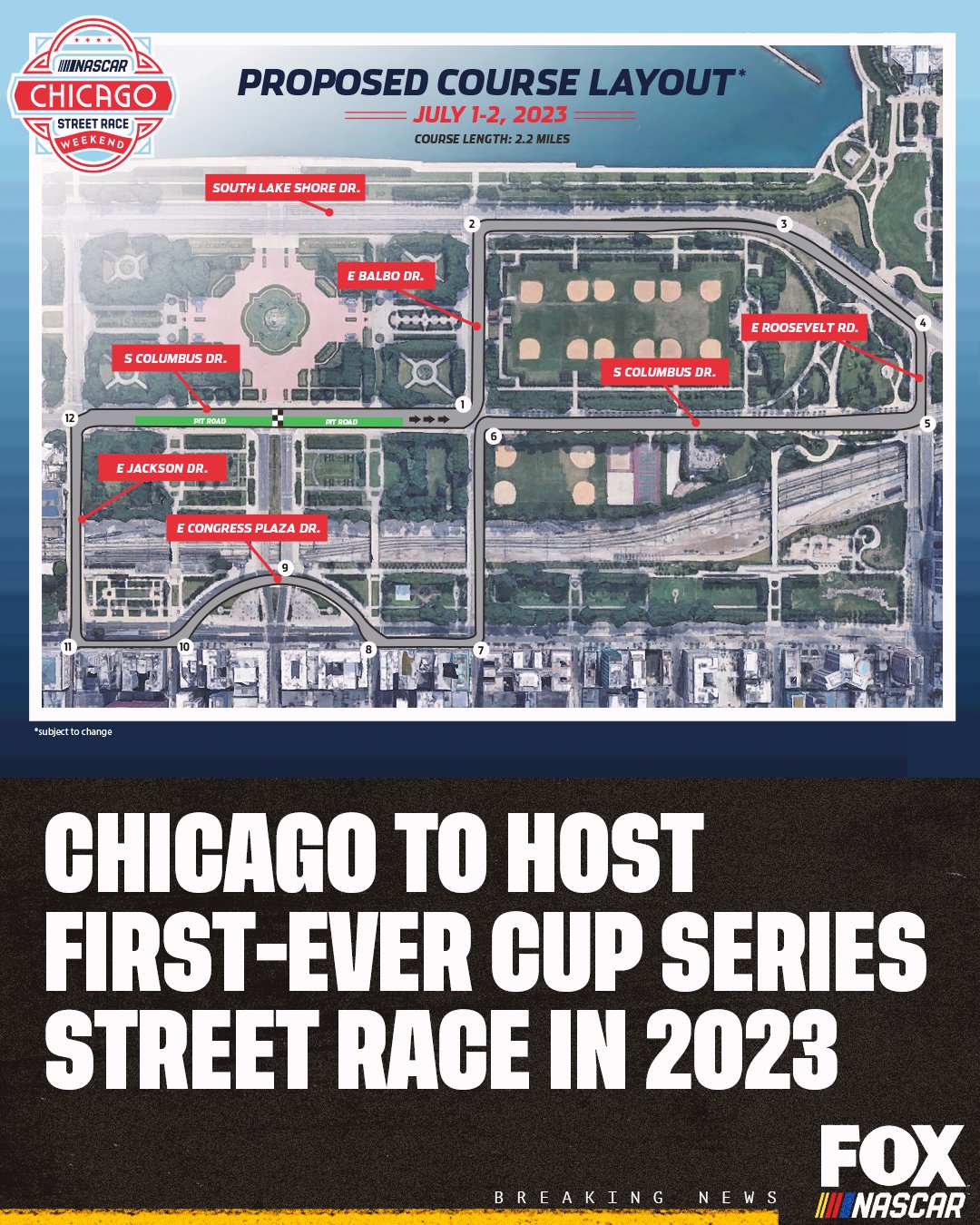 FOX NASCAR on Twitter "The NASCAR Cup Series is going street racing