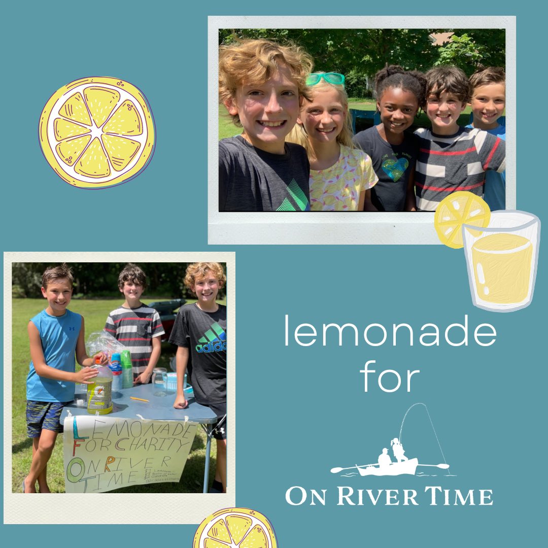 OnRiverTime's tweet photo. ☀️ 🍋 These sweet kiddos are making great summer memories AND making a difference!! 💛

We love the lemonade stand for On River Time!! 💛🍋

Let us know if you have an idea for a fundraiser! 
#onrivertime #lemonadestand🍋 #makingmemoriesandadifference #actsofkindness #summertime https://t.co/z0DV5nzFrs