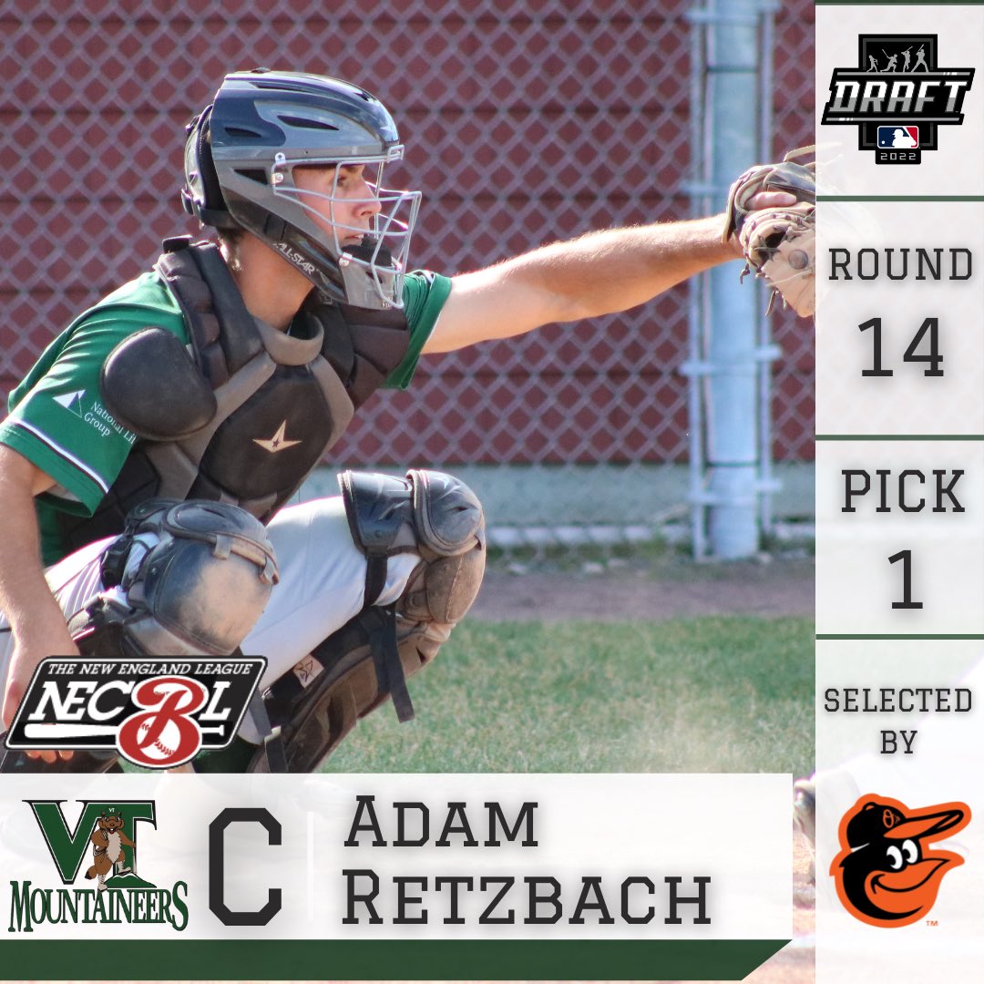 We want to congratulate @adam1retz on being selected by the <a href="/Orioles/">Baltimore Orioles</a> in the <a href="/MLB/">MLB</a> Draft! Well deserved!
