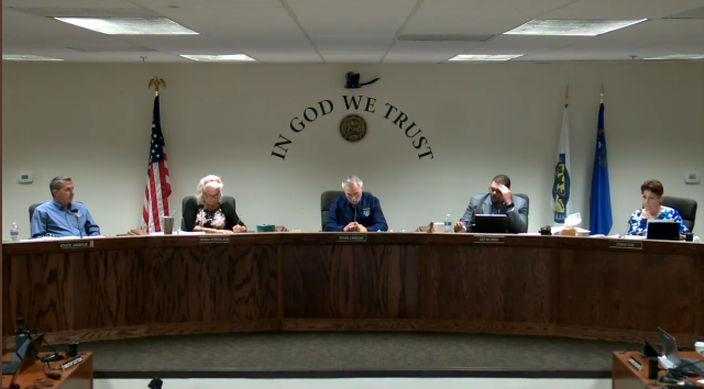 LetNevadaVote's tweet photo. César with @SSV_NV states, "Whether it was concerning voter access on tribal lands or simple clarifications on Nye County’s electoral process, [Ms. Merlino] has always made it a point for her office to be as accessible as possible" #Item28 #NyeCounty https://t.co/pCWDnugGAn